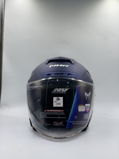 MHR NV Force Dual Visor Plain Solid Colour (SIRIM)